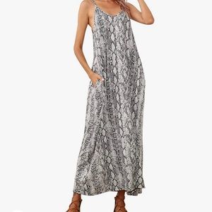 3/$20 Snakeskin Maxi Dress